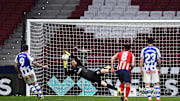 Oblak para el penalti