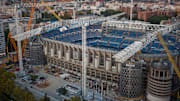 Continúan las obras en el estadio Santiago Bernabéu