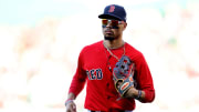 Boston Red Sox OF Mookie Betts has still not officially been traded to the Los Angeles Dodgers.