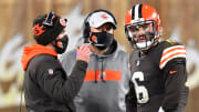 Baker Mayfield and his coaches