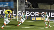 Banfield v Boca Juniors - Copa Diego Maradona 2020 Final - Banfield festeja su gol.