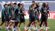 Barcelona Training Session - UEFA Champions League