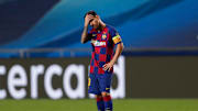 Lionel Messi, cabizbajo tras la derrota más abultada en su carrera.