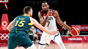 Kevin Durant fue el guía de la victoria de Estados Unidos sobre Australia con marcador 97-78