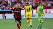 Bejubelt seinen Treffer gegen den BVB: Florian Wirtz (links)