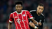 Beide gemeinsam in einem Team? Und wenn ja: in weiß oder in rot? David Alaba und Kylian Mbappé