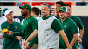 Baylor head coach Matt Rhule led the Bears to a Sugar Bowl berth and a Big 12 South title in 2019.