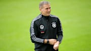 Nationaltrainer Stefan Kuntz kann mit der Leistung seiner Mannschaft zufrieden sein