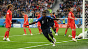 Samuel Umtiti, le héros de France-Belgique en 2018. 