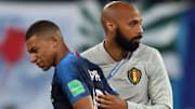Thierry Henry a donné une leçon sur l'émergence des talents en France sous l'oeil de Kylian Mbappé