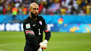 Tim Howard, lors de sa prestation incroyable face à la Belgique. 