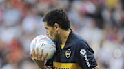 Boca Juniors' midfielder Juan Riquelme k