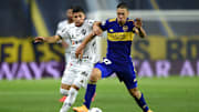 Atlético fez jogo burocrático contra o Boca, na Bombonera