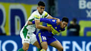Molinas pidió y cuidó la pelota de esta forma frente a Defensa.