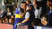Tevez con Maradona y un momento épico