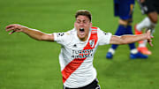 Boca Juniors v River Plate - Copa Diego Maradona 2020 - Federico Girotti marcó el 1 a 1 parcial.