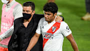 Robert Rojas con Gallardo