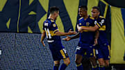 Boca Juniors v River Plate - Copa Diego Maradona 2020 - Villa grita su gol.