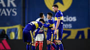 Boca Juniors v San Lorenzo - Torneo Liga Profesional 2021 - Boca se lamenta tras la derrota.