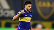 Eduardo Salvio jugando con Boca