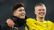 Borussia Dortmund v 1. FC Koeln - Bundesliga - Balerdi y Haaland, excompañeros y amigos.