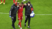 Kimmich was forced off in the first half