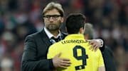 Jürgen Klopp et Robert Lewandowski à Dortmund. 