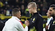 Kylian Mbappé y Erling Haaland