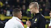 Kylian Mbappé y Erling Haaland