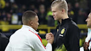 Erling Haaland y Kylian Mbappé