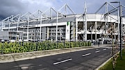 Das englische Talent Benicio Baker-Baotiey hat sich am Donnerstag den Borussia-Park und sein Umfeld angeschaut