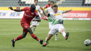 Kämpfen im Fernduell um Platz vier: Bayer 04 Leverkusen und Borussia Mönchengladbach