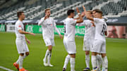Feierten im Hinspiel einen 6:0-Kantersieg: Lars Stindl, Christoph Kramer & Co.