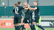 Wieder gewann die Borussia mit 4:0 gegen einen Drittligisten