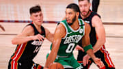 Jayson Tatum fue la figura del tercer juego ante el Heat