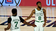 El base de los Celtics anotó 24 puntos para ser el mejor de su equipo en el tercer duelo ante los 76ers