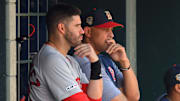 Martínez y Cora llegaron antes de la temporada de 2018 a los Medias Rojas