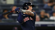El prospecto de Boston Jarren Duran jugó en Nueva York