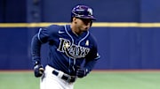 Wander Franco bateó cuatro hits este lunes en el juego entre los Rays y los Medias Rojas 