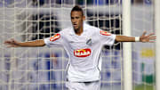 Neymar began his career with Brazilian side Santos