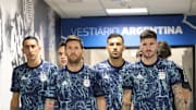 Brazil v Argentina - FIFA World Cup 2022 Qatar Qualifier - Los jugadores argentinos, concentrados.