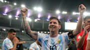 Messi nach dem Gewinn der Copa America