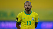 Neymar Jr sous le maillot de la Seleção . 