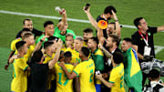Il Brasile festeggia l'oro olimpico ai Giochi di Tokyo 2020