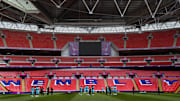 Una vista di Wembley