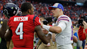 The Houston Texans and Buffalo Bills will square off in the Wild Card Round this weekend. 