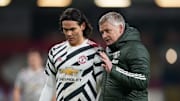 Edinson Cavani arrived at Old Trafford in October 