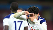 Son celebrando su gol vs Burnley