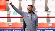 El entrenador Juanfran García.