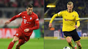 Haaland y Lewandowski